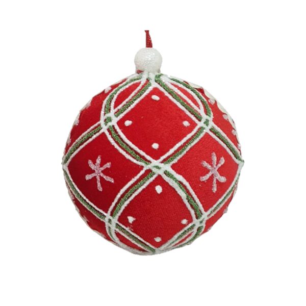 Boule de noel rouge